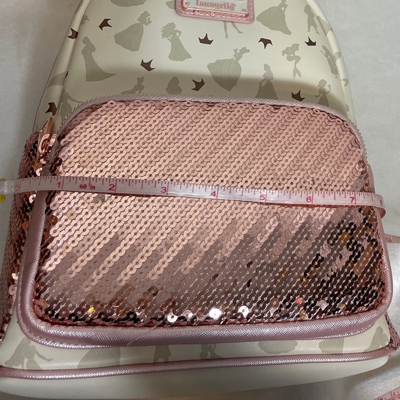 Disney Accessories New Disney Loungefly Princess Pink Sequined